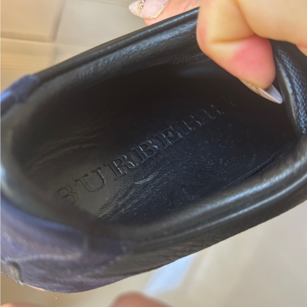 Burberry Black and Navy Sneakers - Picture 7 of 9